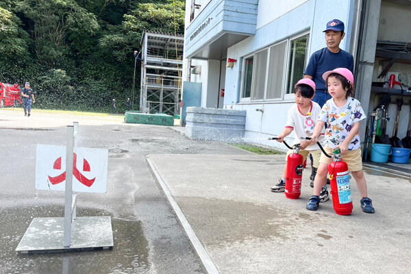 消防署見学の様子