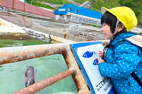 水族館遠足の様子